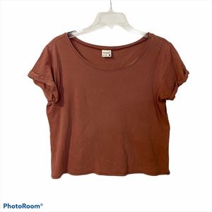 Pink mauve crop top, bought from Tillys